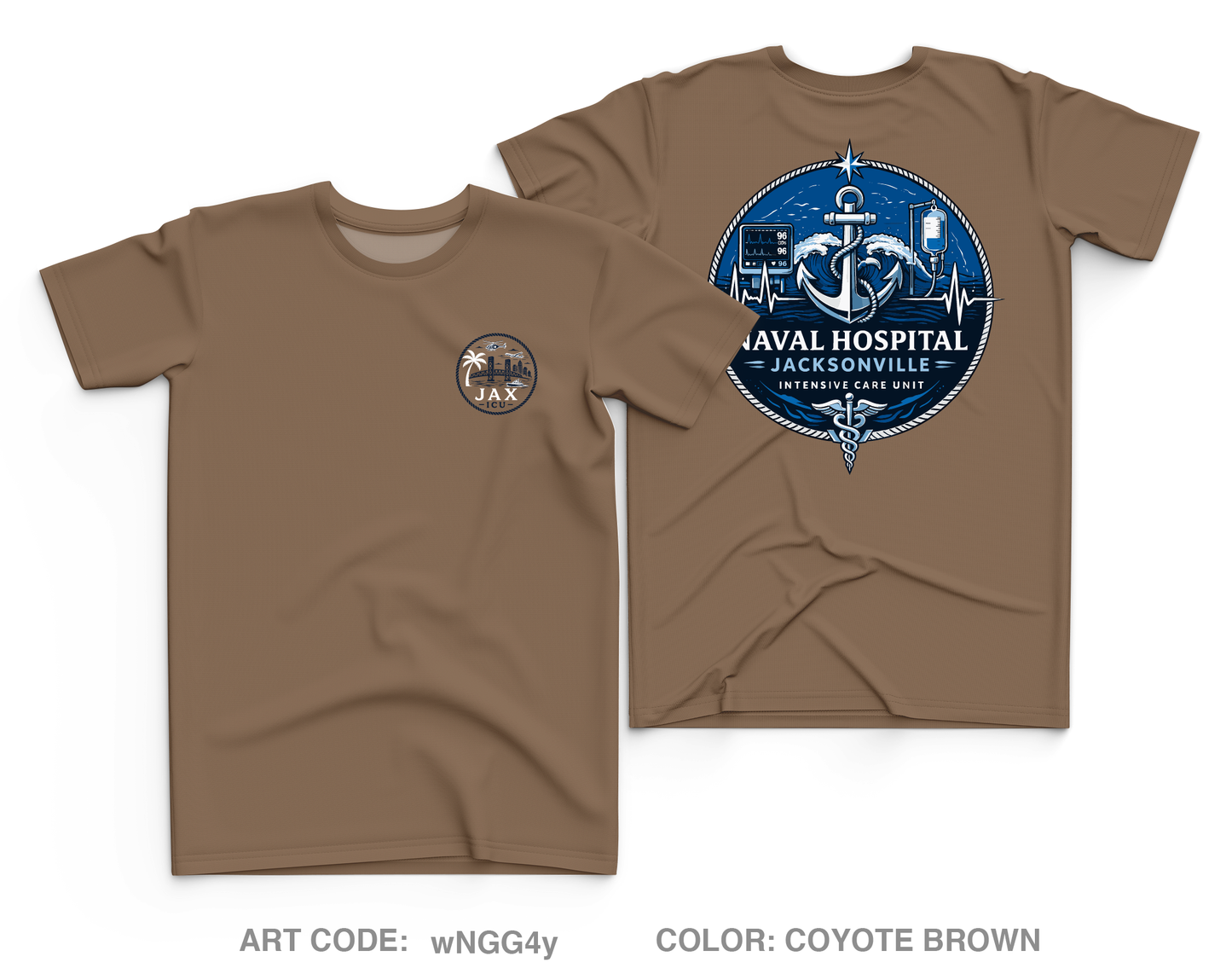 NAS JAX ICU Core Men's SS Performance Tee - wNGG4y