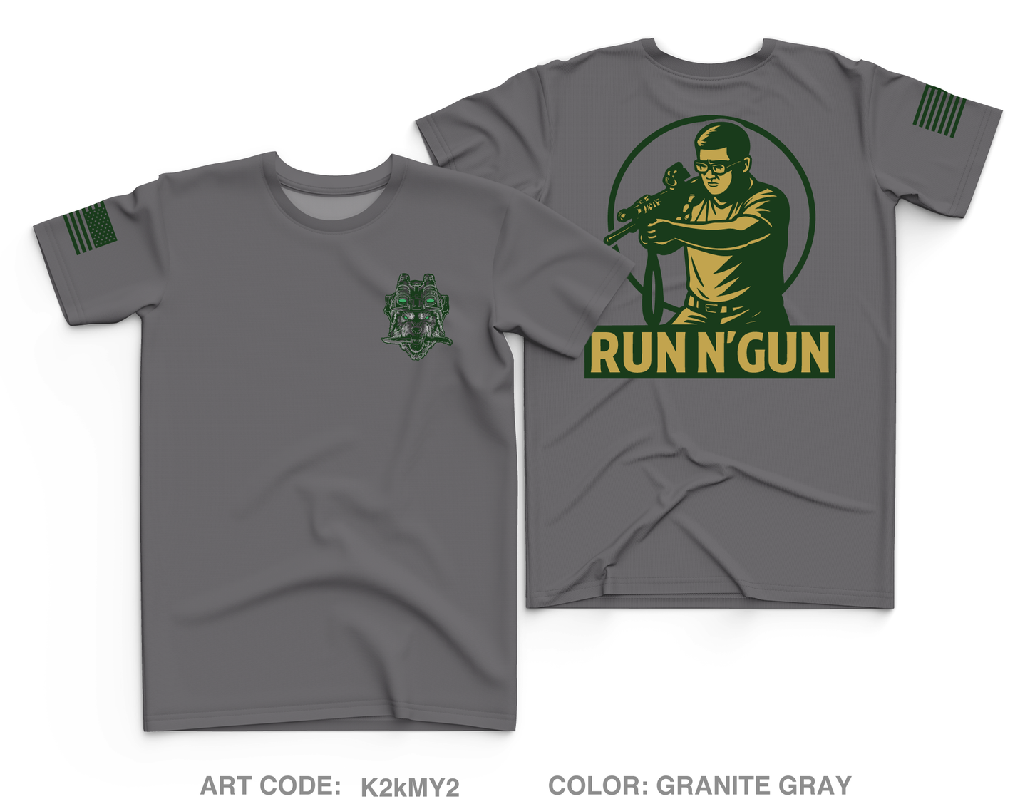 Run N' Gun Club Core Men's SS Performance Tee - K2kMY2