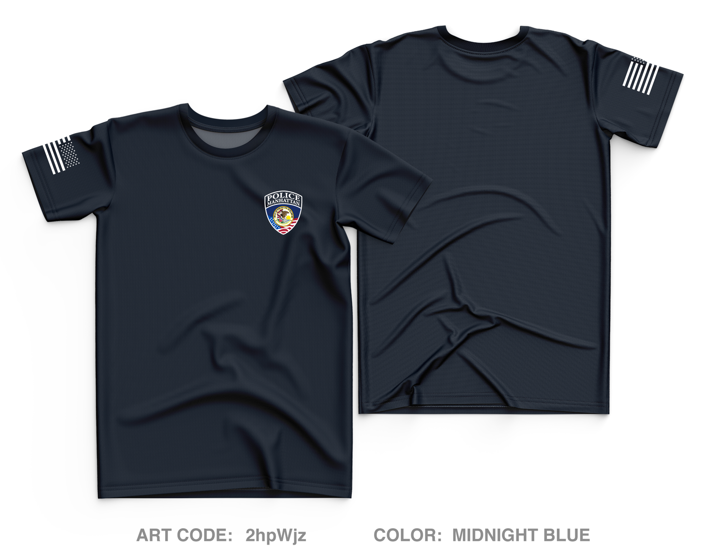 Manhattan Police Department Core Men's SS Performance Tee - 2hpWjz
