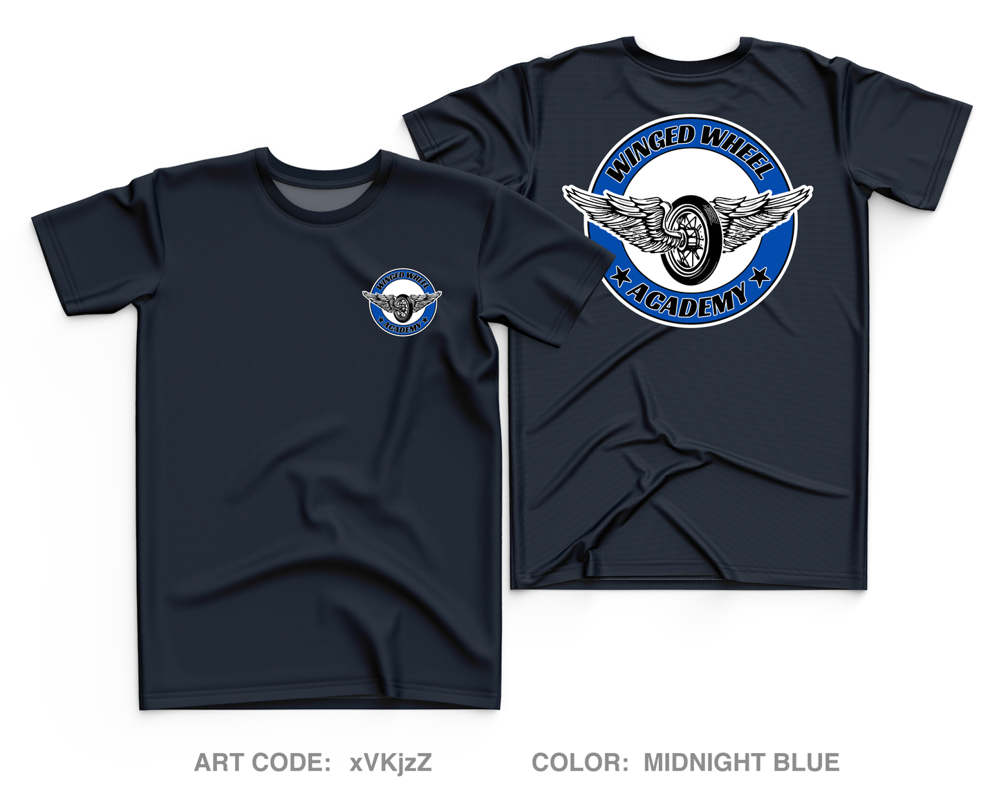 Winged wheel academy Core Men's SS Performance Tee - xVKjzZ