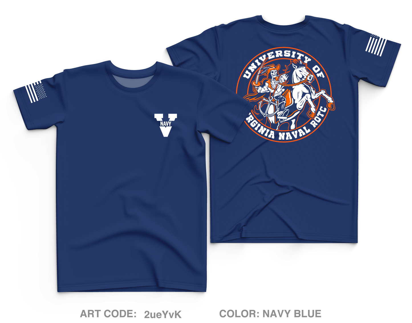 UVA NROTC Core Men's SS Performance Tee - 2ueYvK