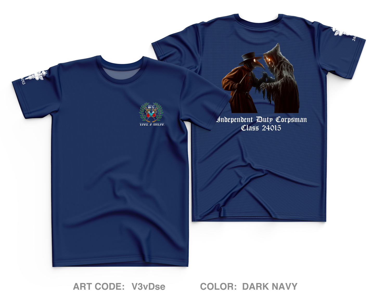 Surface Warfare Medical Institute Fundraising Collection Core Men's SS Performance Tee - V3vDse