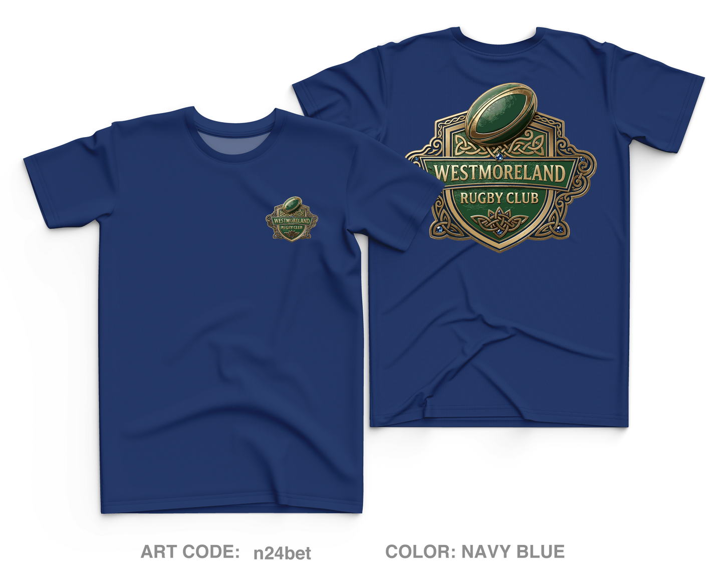 Westmoreland Rugby Club Core Men's SS Performance Tee - n24bet