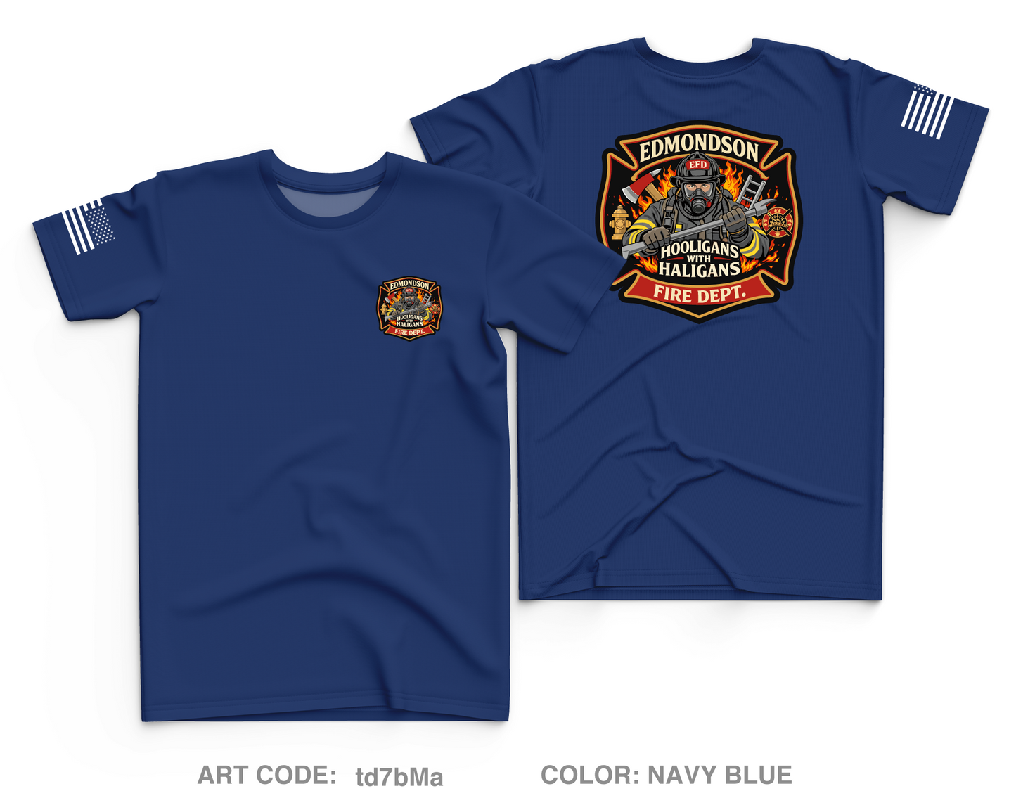 Edmondson Fire Department Fundraising Collection Core Men's SS Performance Tee - td7bMa