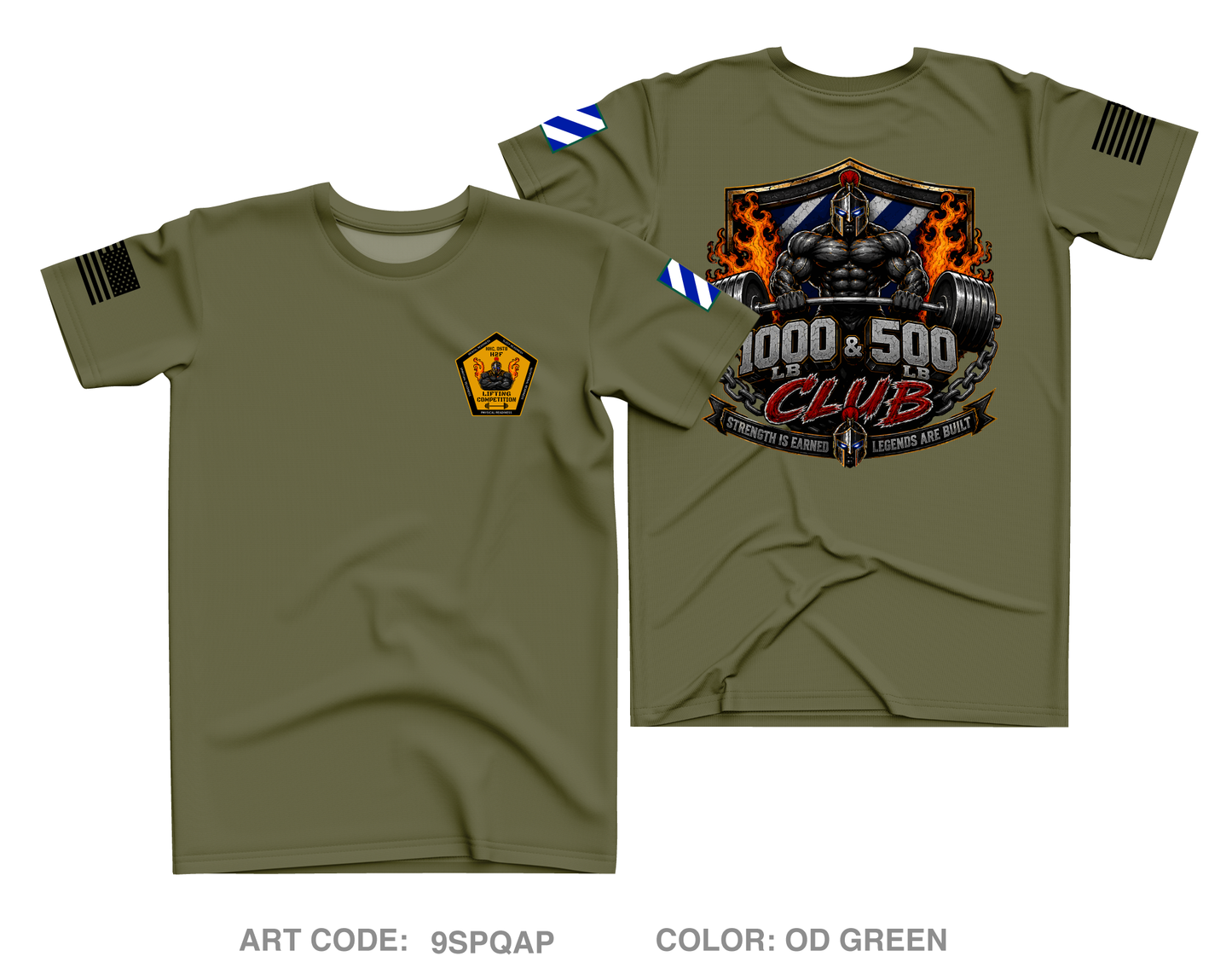 HHC, DSTB, 3DSB Core Men's SS Performance Tee - 9SPQAP