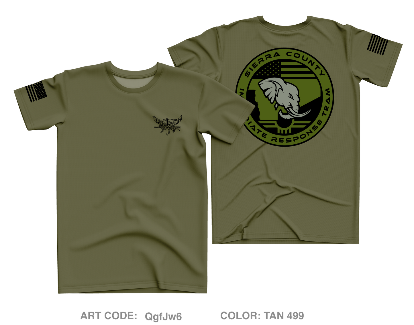 Sierra County IRT Core Men's SS Performance Tee - QgfJw6
