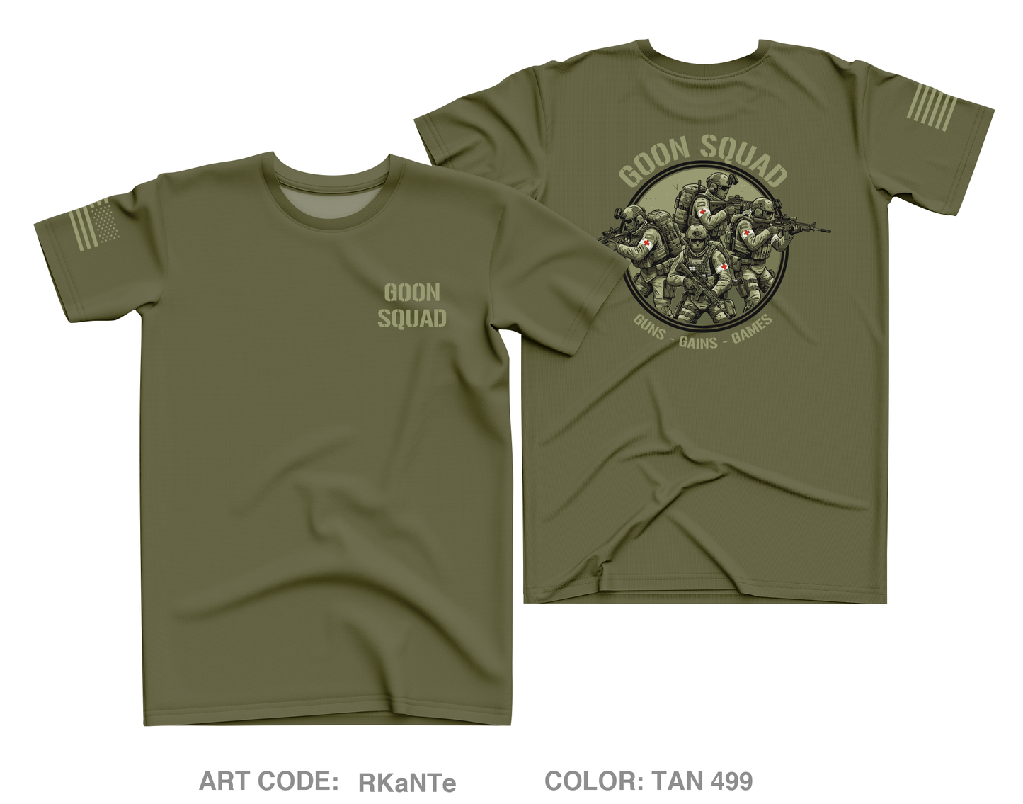 E Trp 5-15 Cav Core Men's SS Performance Tee - RKaNTe