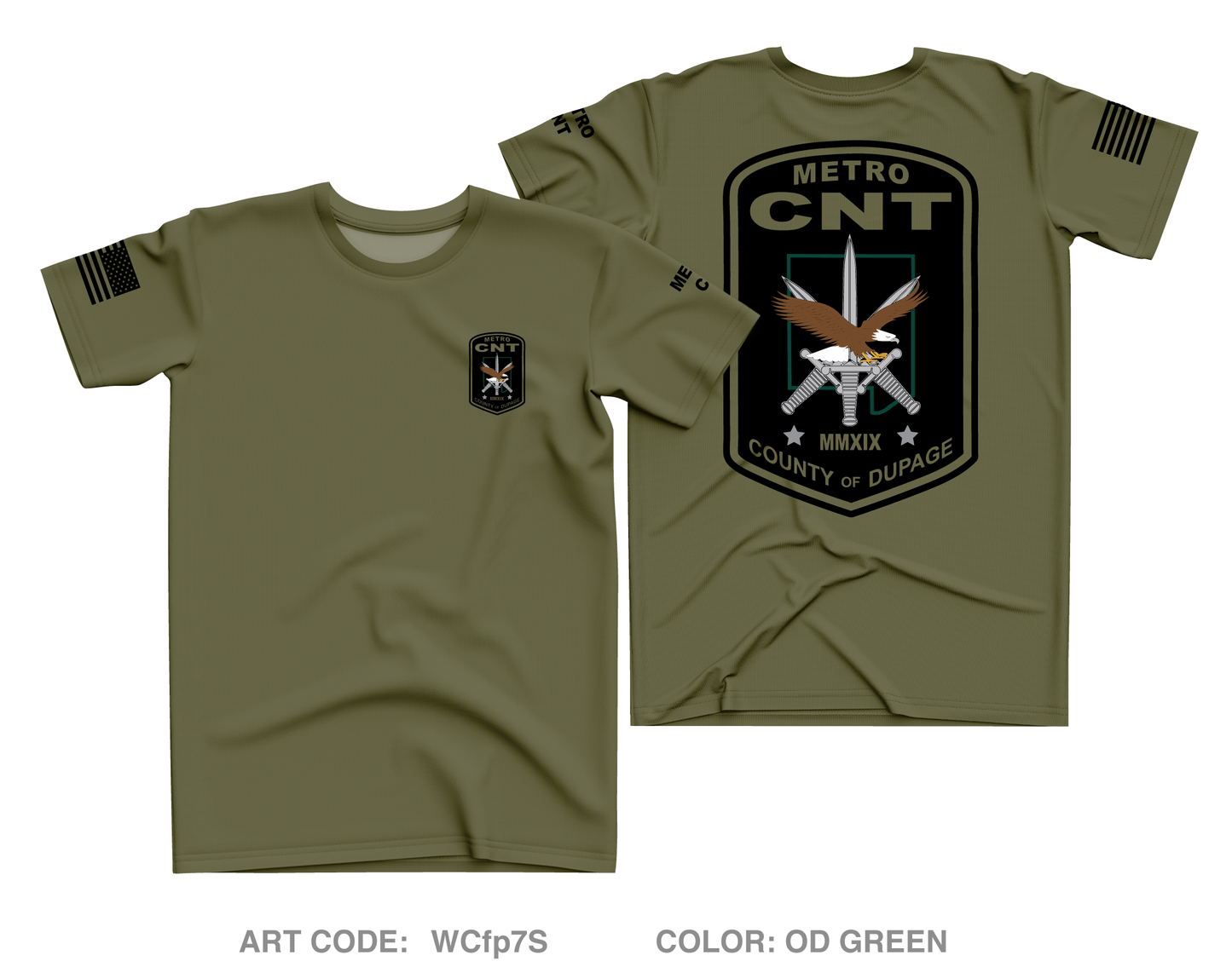 METRO CNT Core Men's SS Performance Tee - WCfp7S