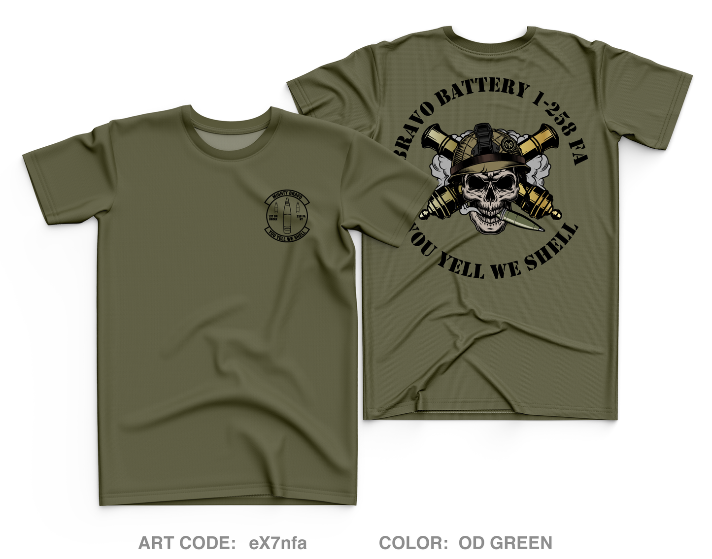 Bravo Battery 1-258 FA Core Men's SS Performance Tee - eX7nfa