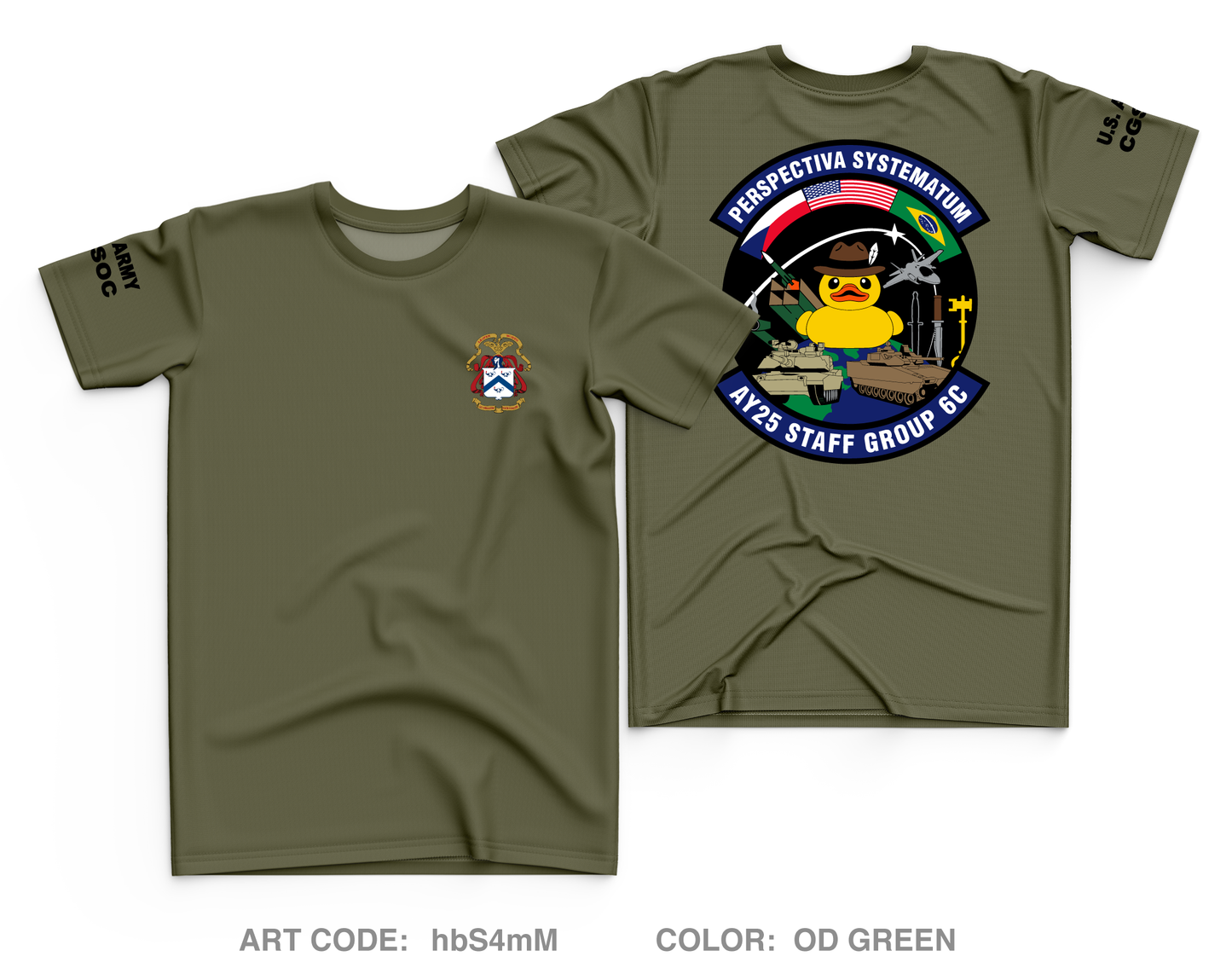 CGSOC AY25 Staff Group 6C Core Men's SS Performance Tee - hbS4mM