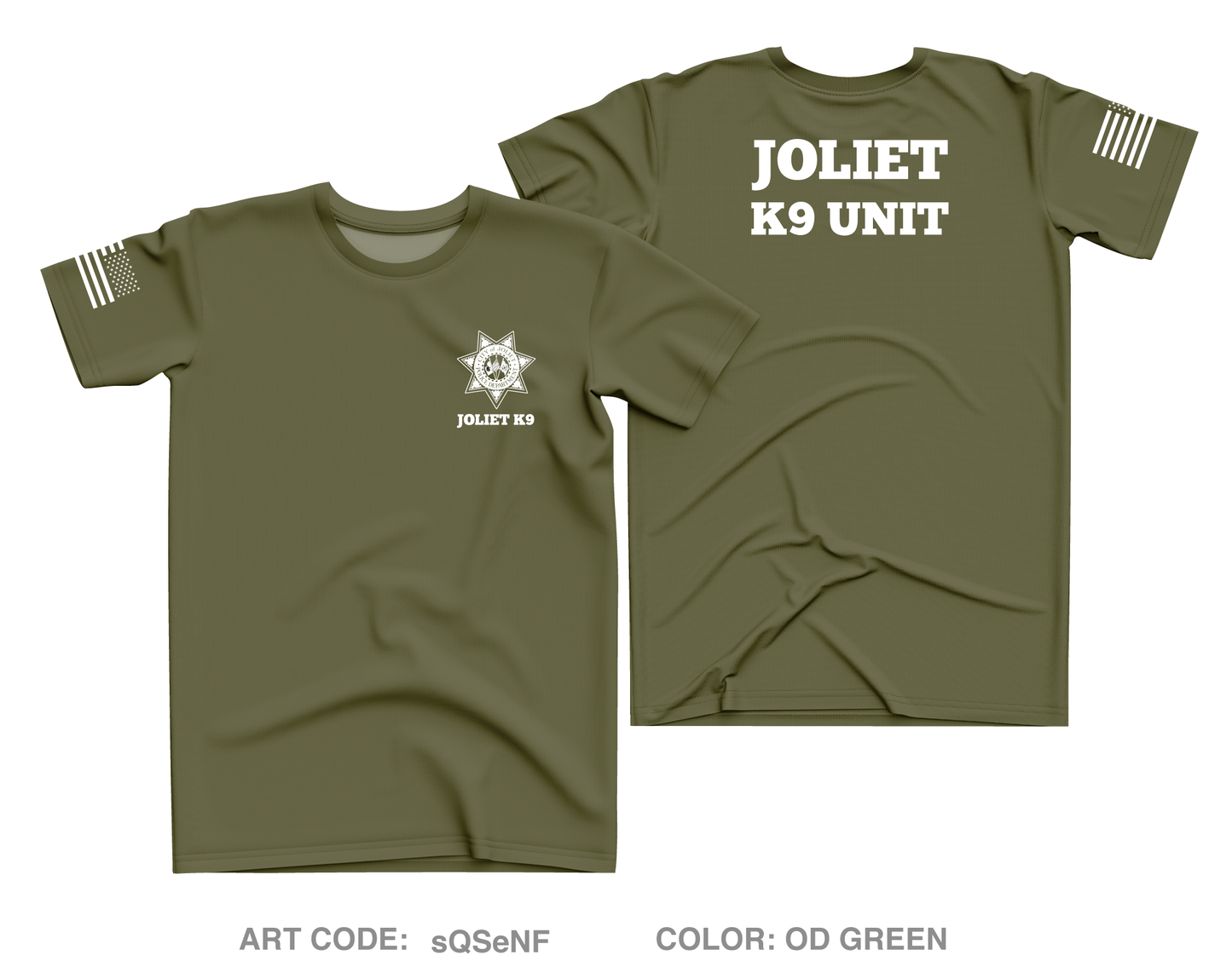 Joliet Police K9 Unit Core Men's SS Performance Tee - sQSeNF