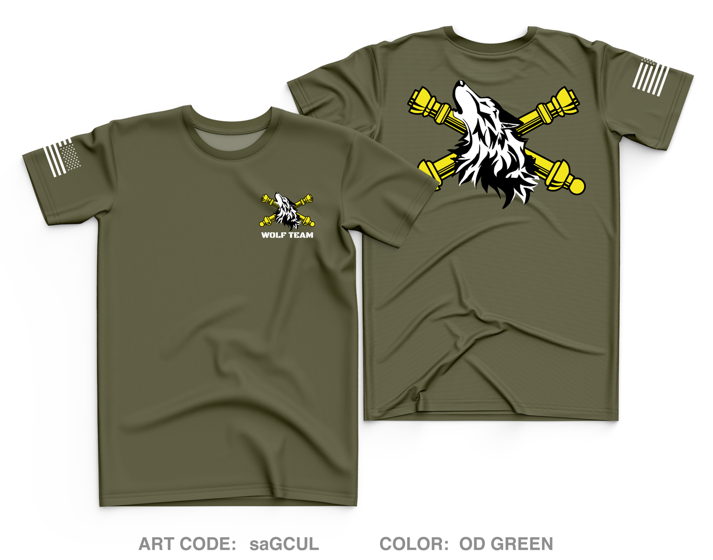 Wolf Team, OPS GRP, NTC Store 1 Core Men's SS Performance Tee - saGCUL