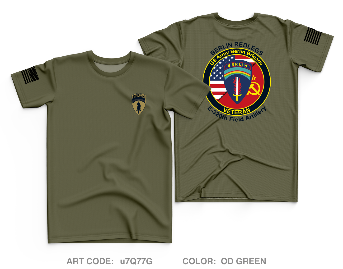 Berlin Brigade Store 1 Core Men's SS Performance Tee - u7Q77G