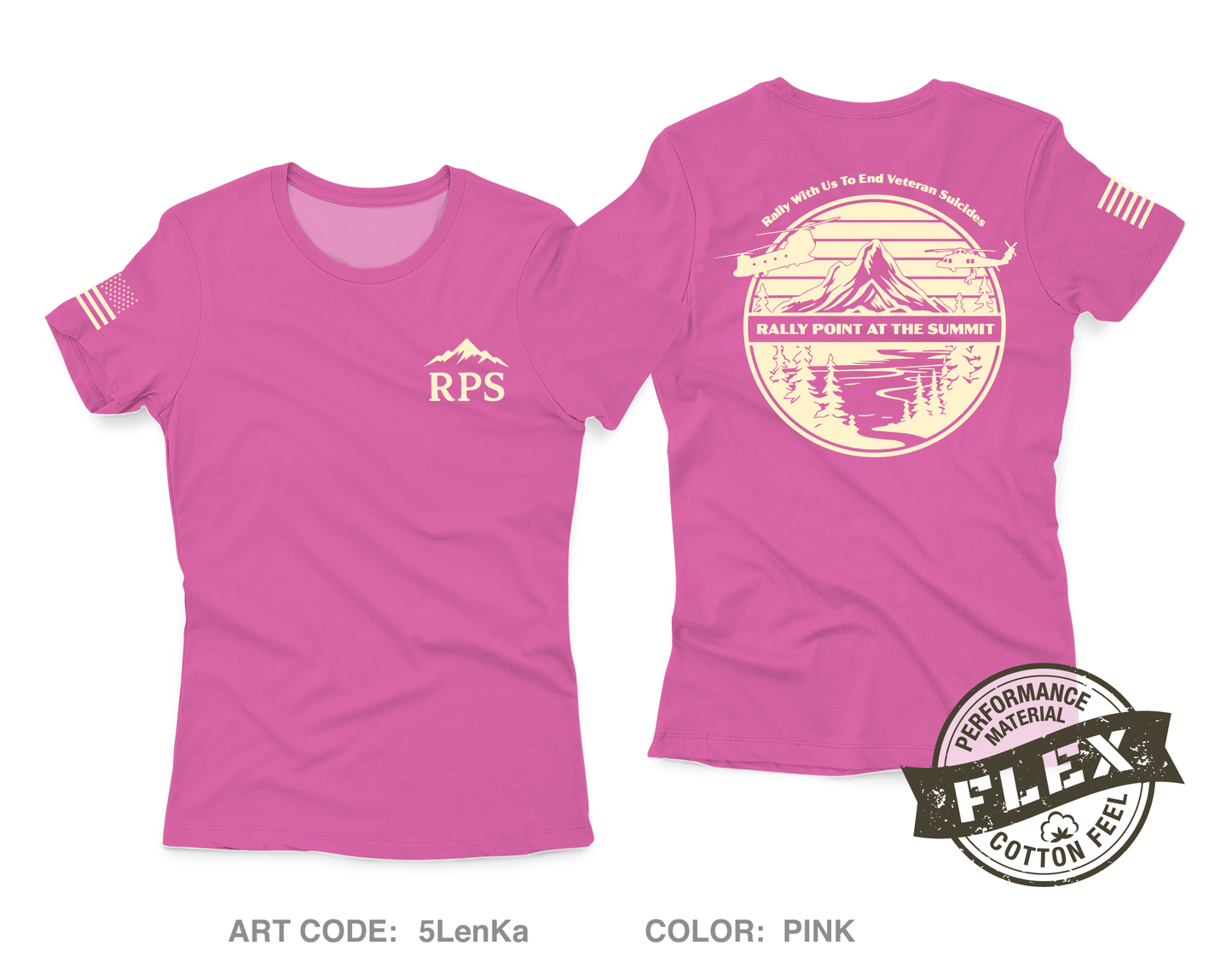 Rally Point at the Summit Fundraising Collection Core Women's SS Flex Performance Tee - 5LenKa