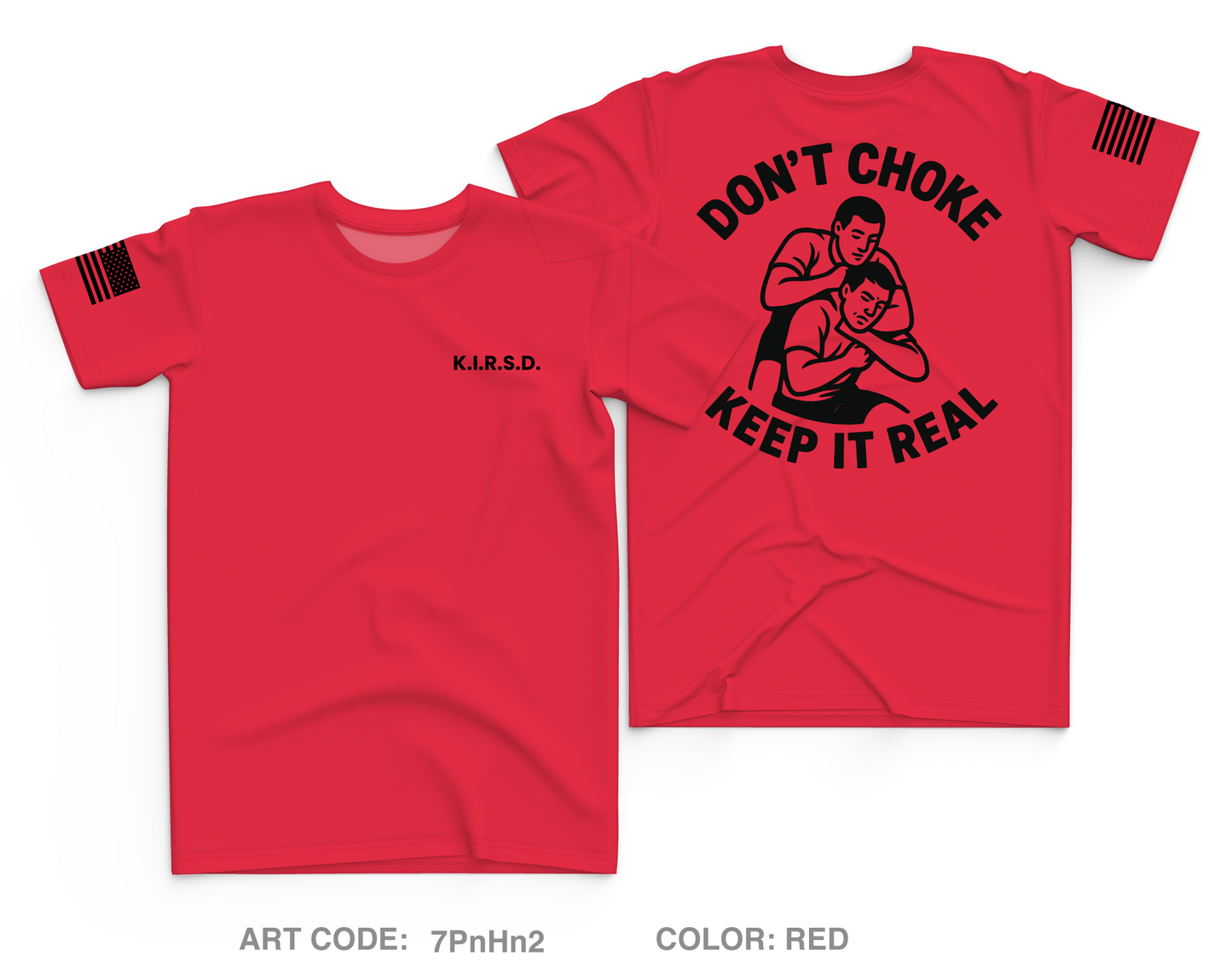 Keep It Real Self Defense Core Men's SS Performance Tee - 7PnHn2
