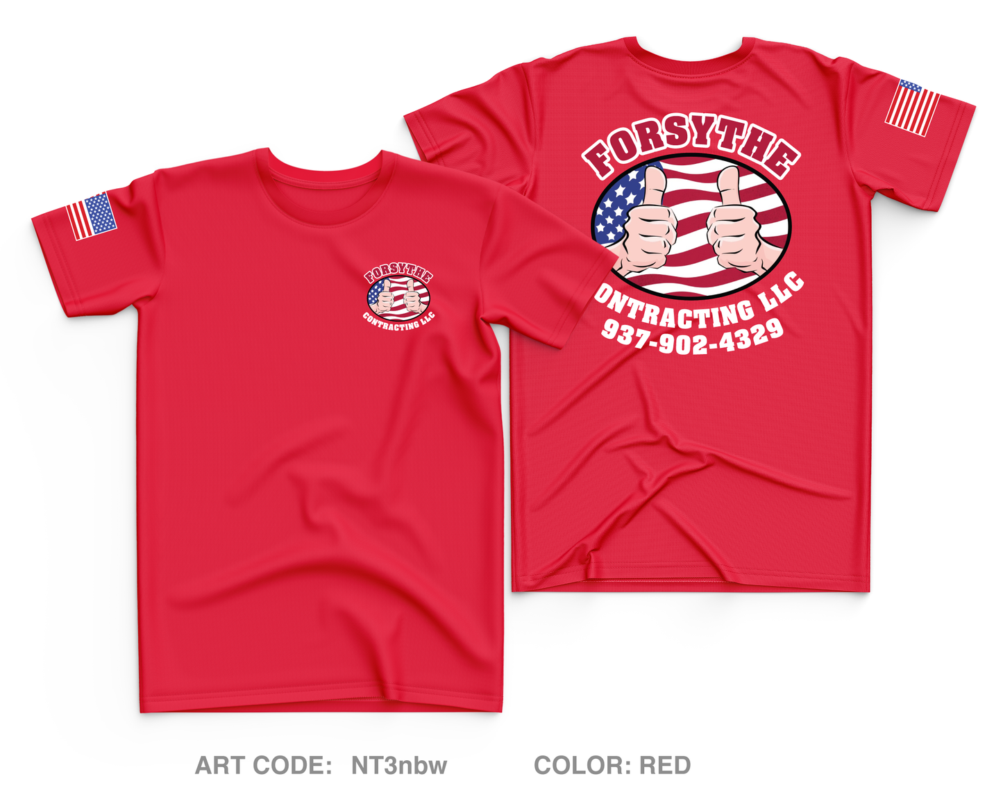 Forsythe Contracting LLC Core Men's SS Performance Tee - NT3nbw