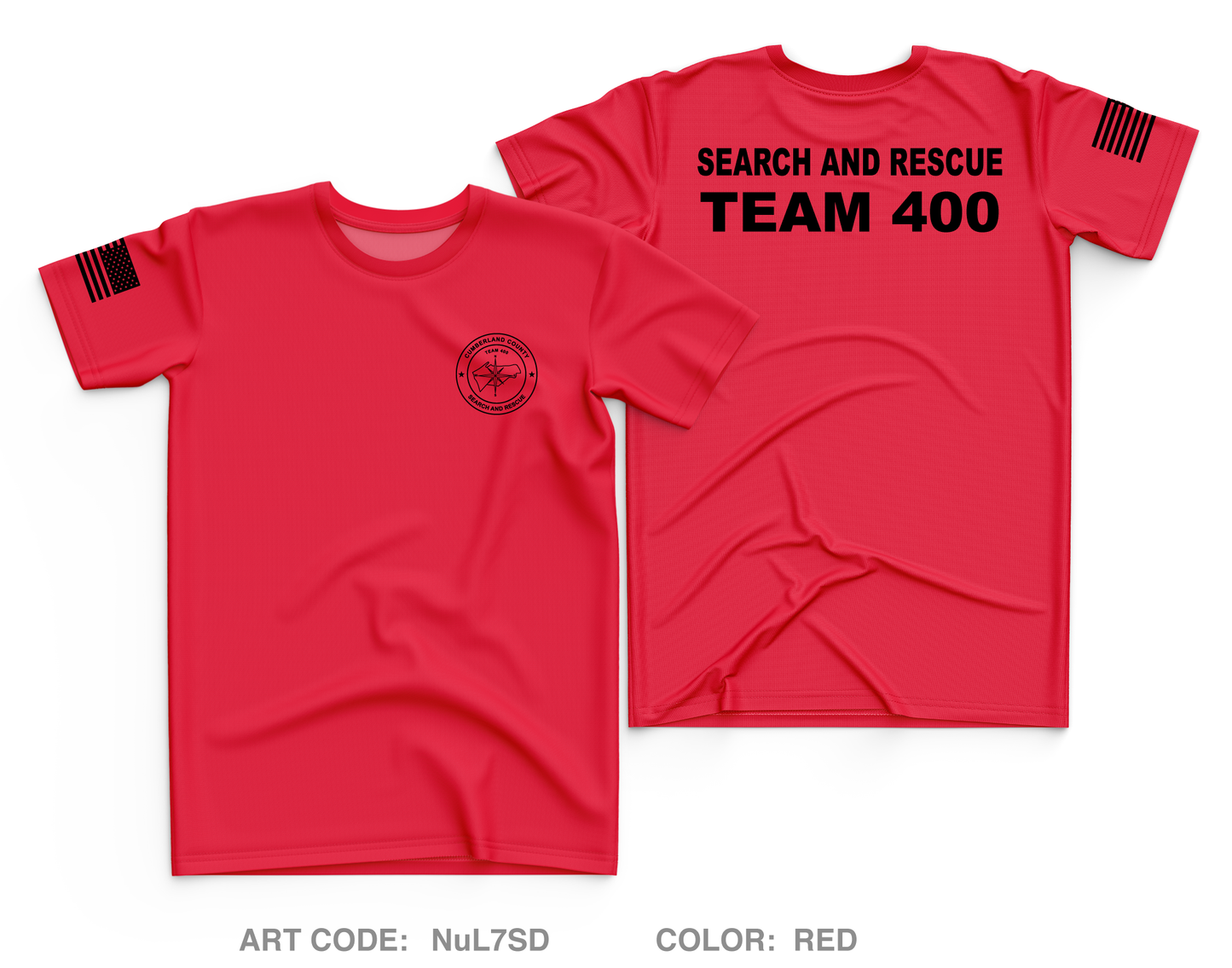 CUMBERLAND COUNTY SEARCH AND RESCUE Core Men's SS Performance Tee - NuL7SD