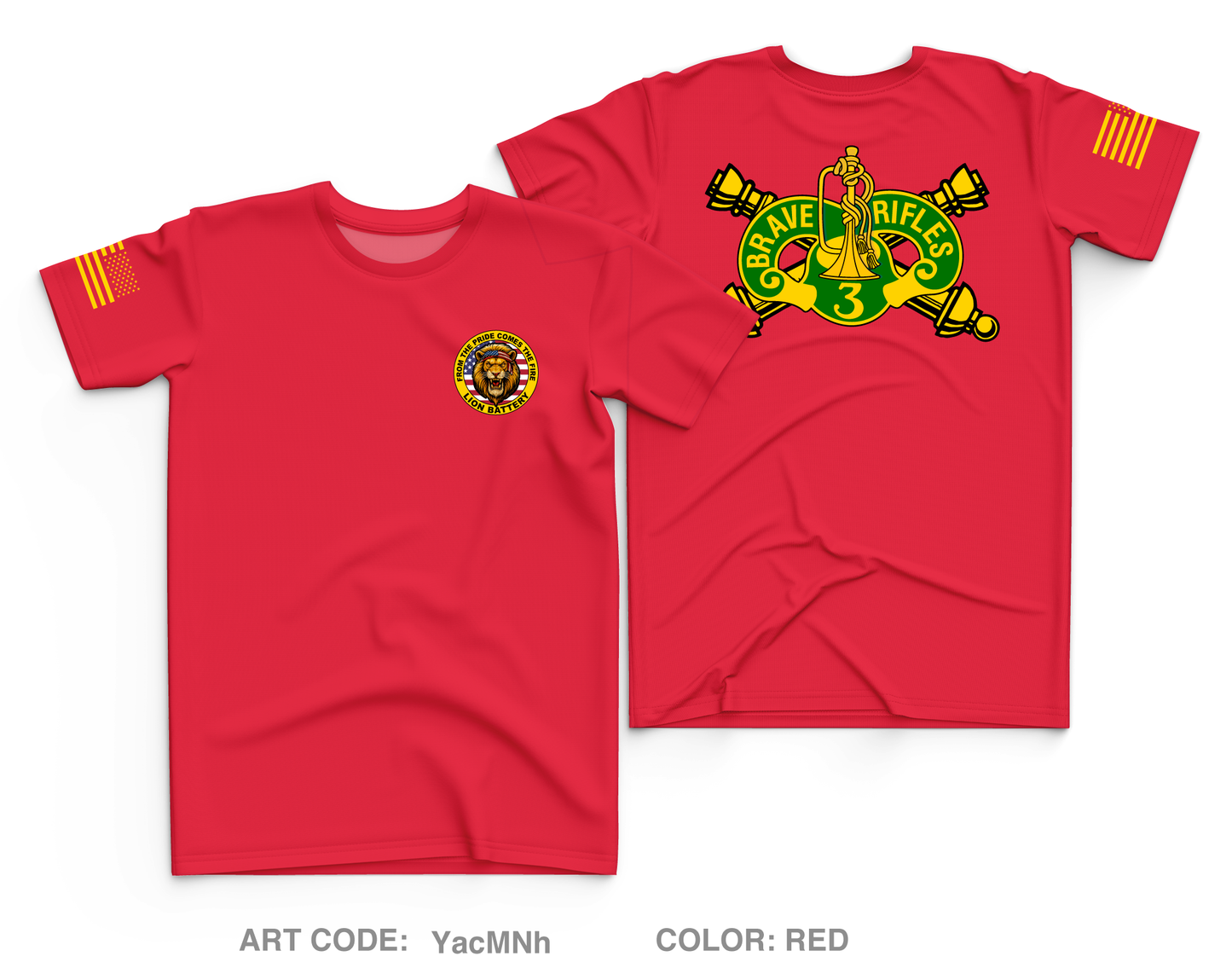 Lion Battery Core Men's SS Performance Tee - YacMNh