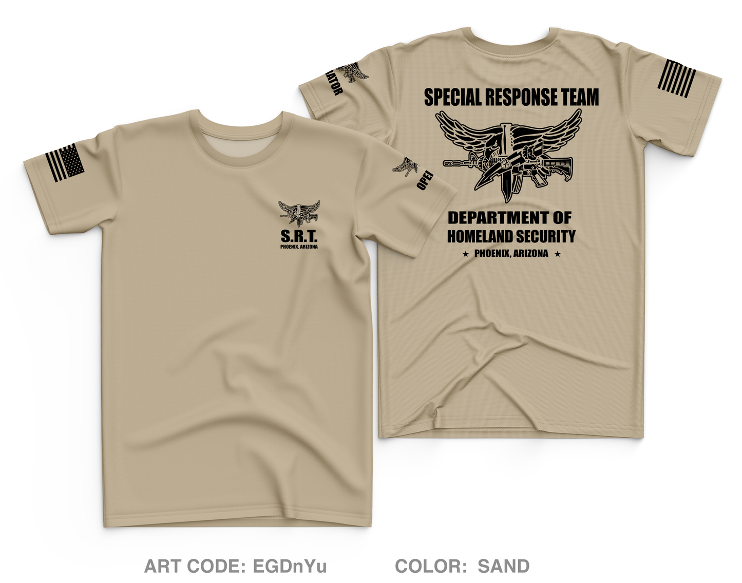 Phoenix Arizona Special Response Team Core Men's SS Performance Tee - EGDnYu