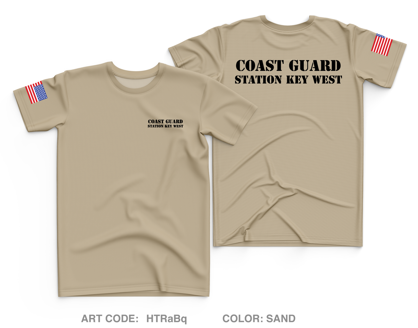 Coast Guard Station Key West Store 1 Core Men's SS Performance Tee - HTRaBq