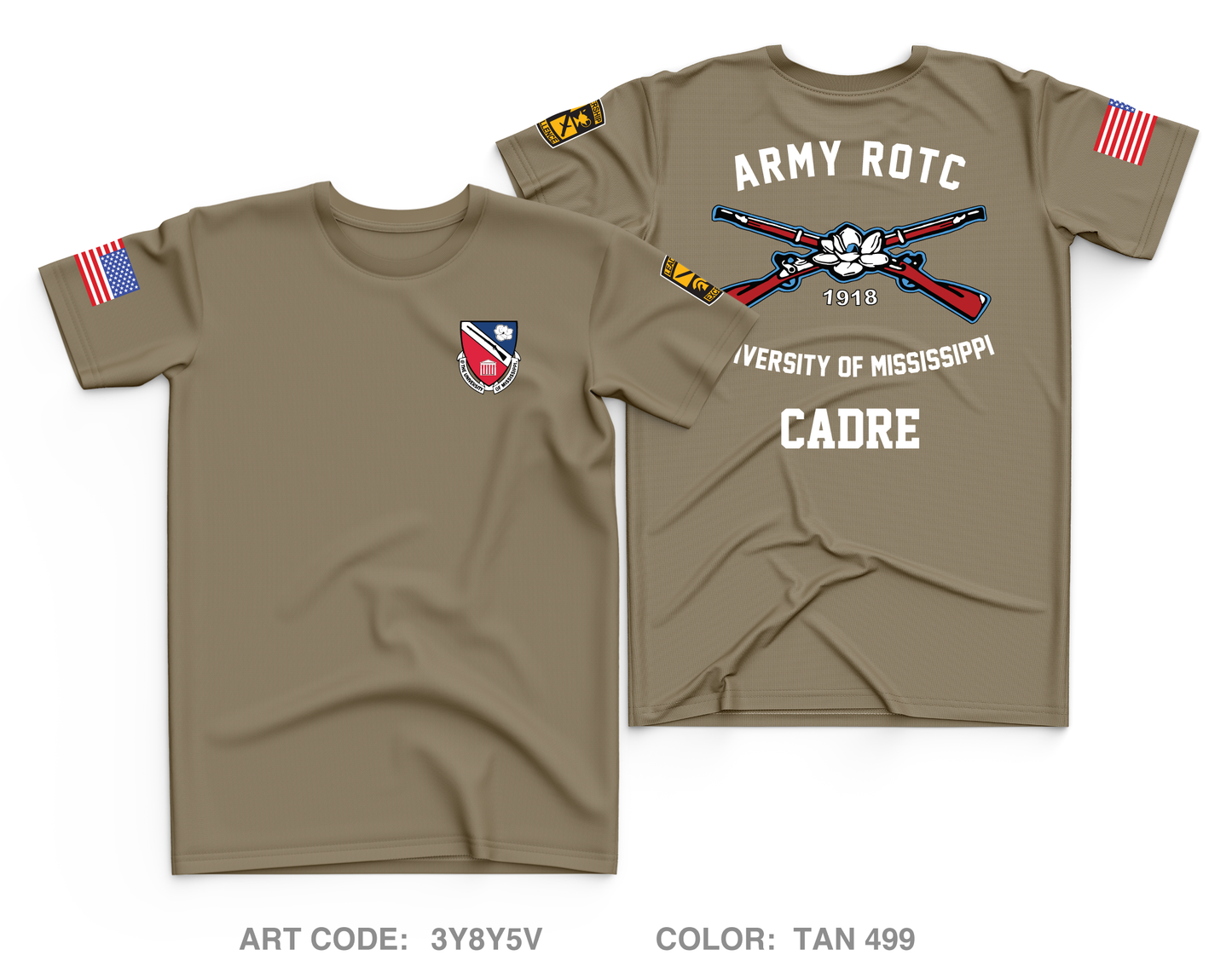Ole Miss ROTC Core Men's SS Performance Tee - 3Y8Y5V
