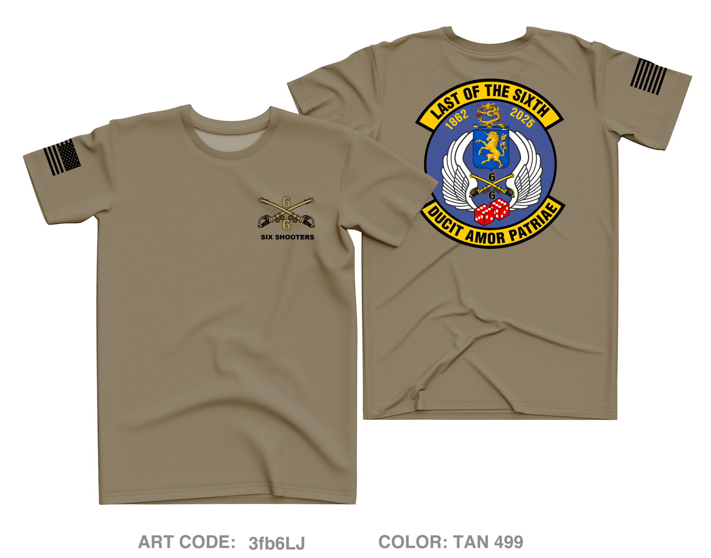 6-6 CAV Core Men's SS Performance Tee - 3fb6LJ