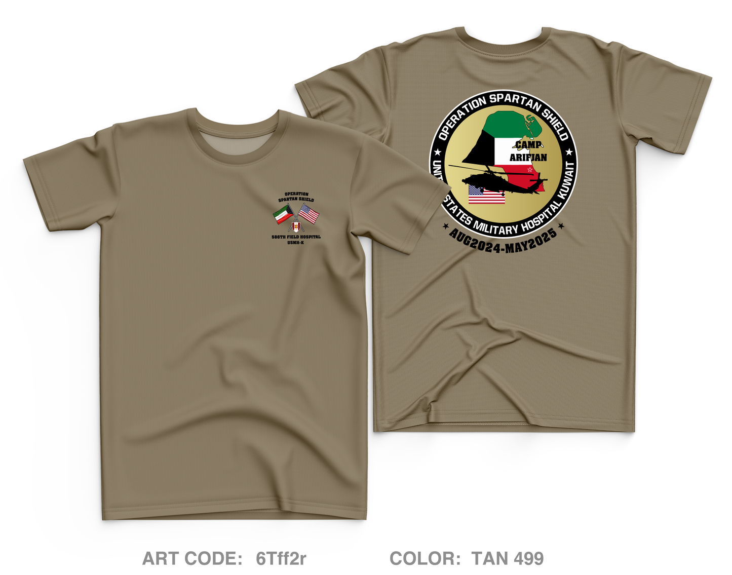 586th Field Hospital Core Men's SS Performance Tee - 6Tff2r