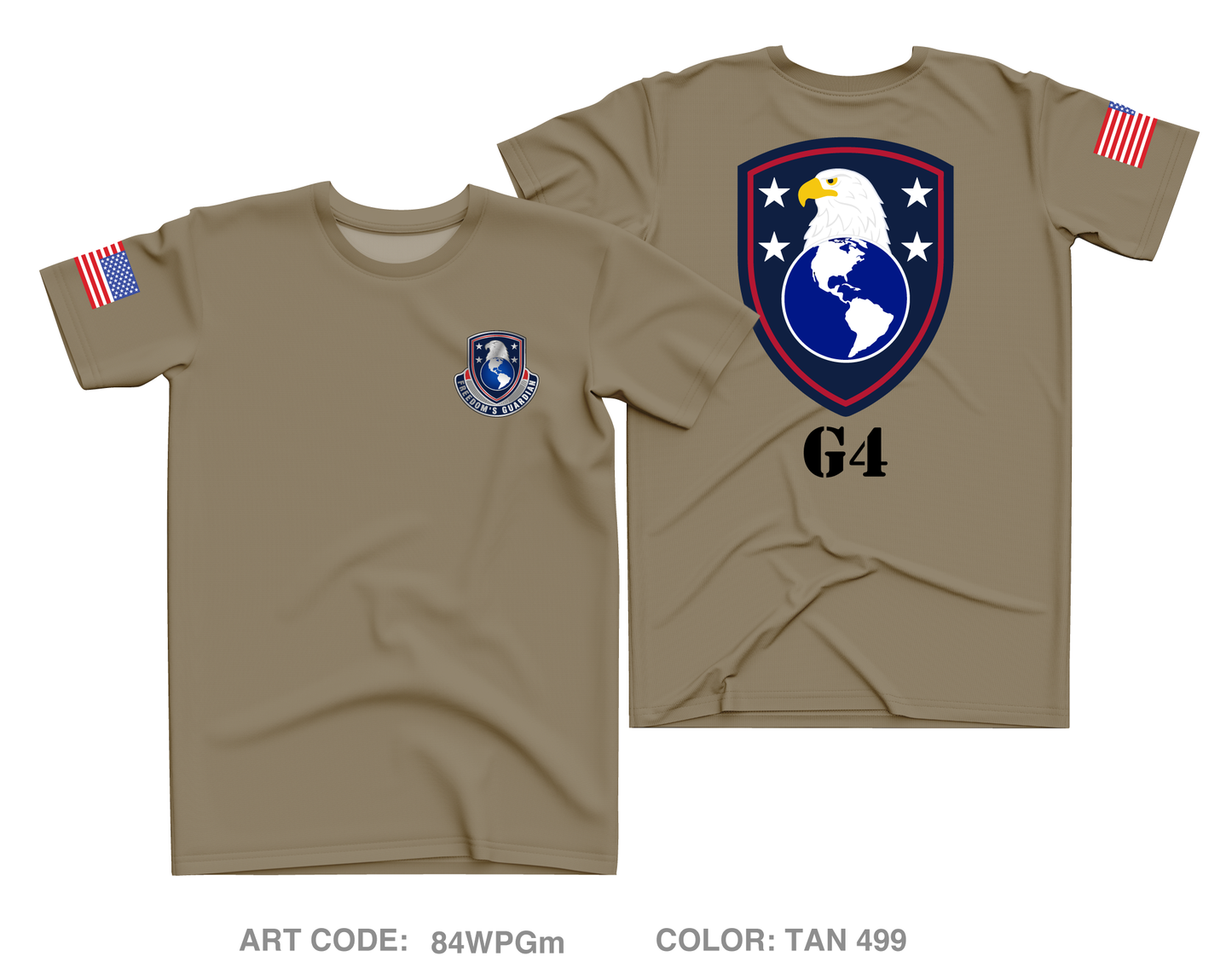 USAWHC G4 Core Men's SS Performance Tee - 84WPGm