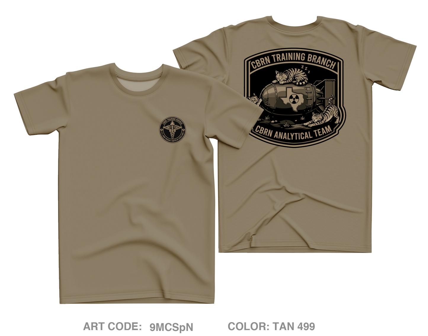 CBRN Training Branch Core Men's SS Performance Tee - 9MCSpN