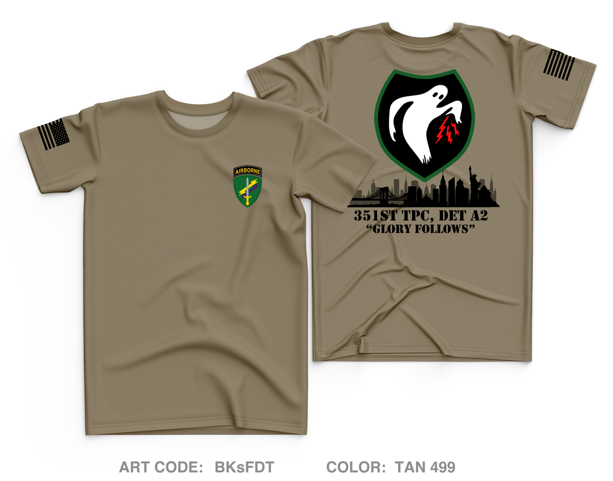 351 Tactical Psyop Company, 2nd Detachment Core Men's SS Performance Tee - BKsFDT