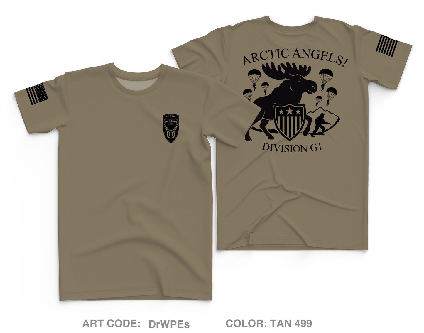 11TH ABD G1 Core Men's SS Performance Tee - DrWPEs