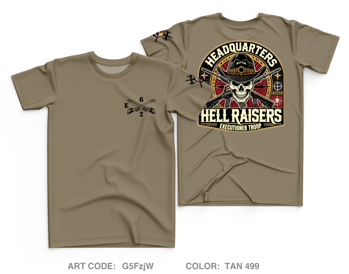 2-6 Cav, Echo Troop (ETRP) Fundarising Collection Core Men's SS Performance Tee - G5FzjW
