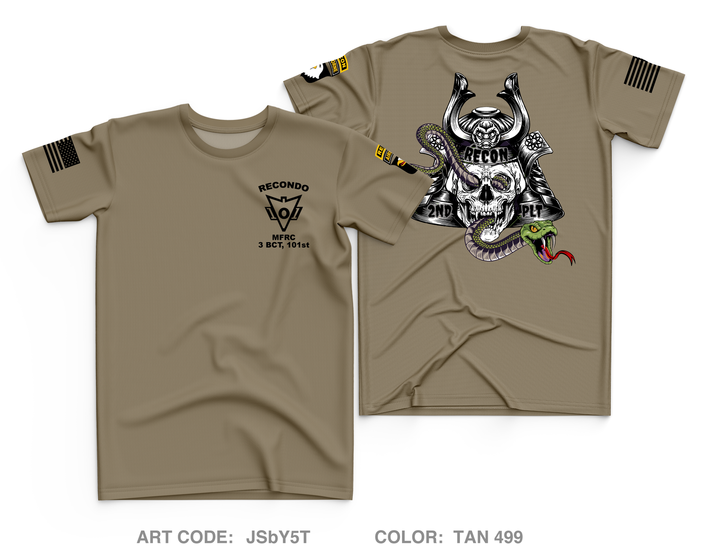 2nd PLT, MFRC, 3 BCT, 101st ARBN DIV Core Men's SS Performance Tee - JSbY5T