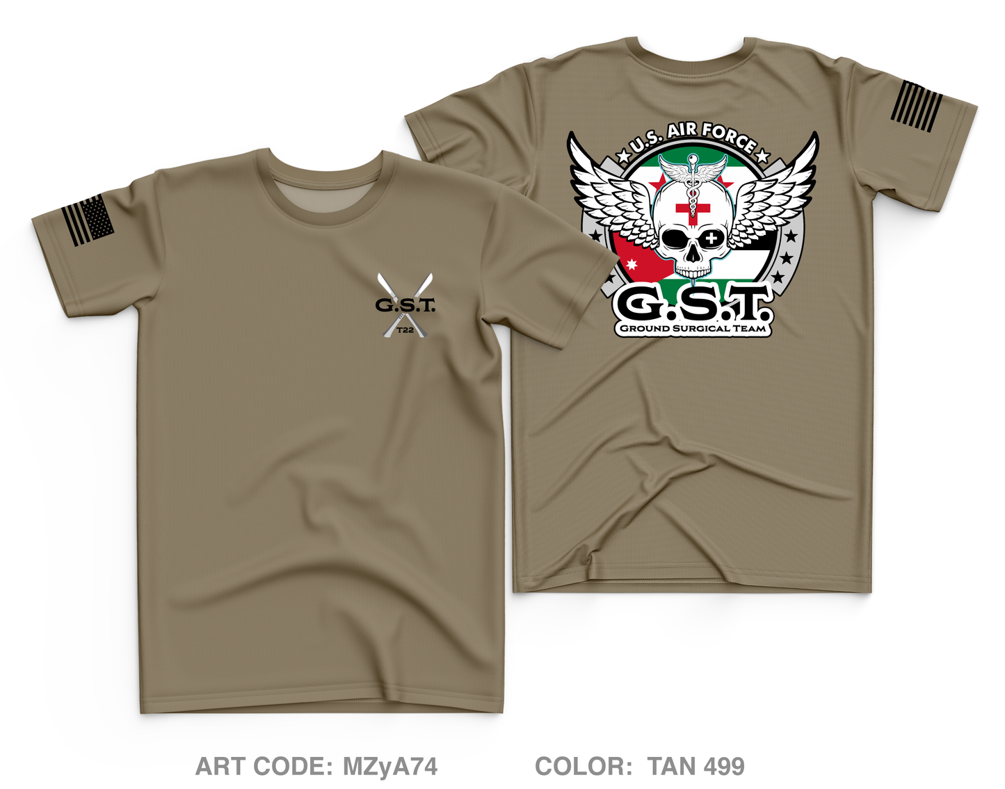 Ground Surgical Team Core Men's SS Performance Tee - MZyA74