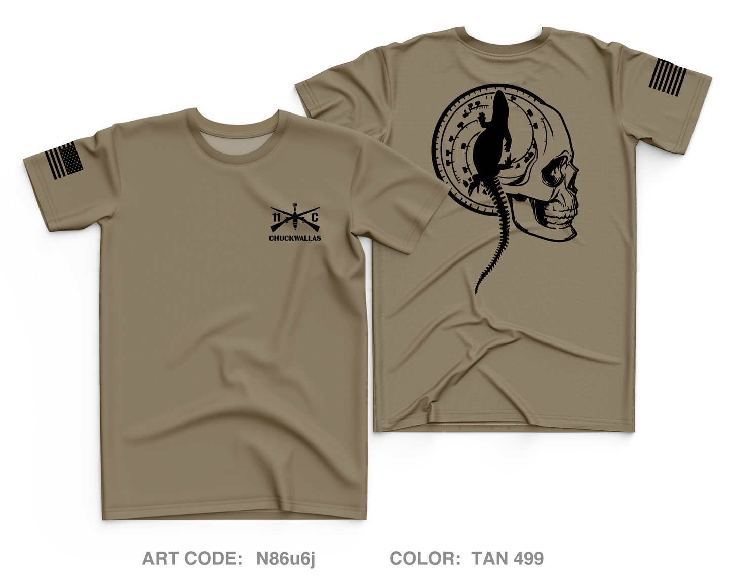 HHT MORTARS 1|11TH ACR Core Men's SS Performance Tee - N86u6j