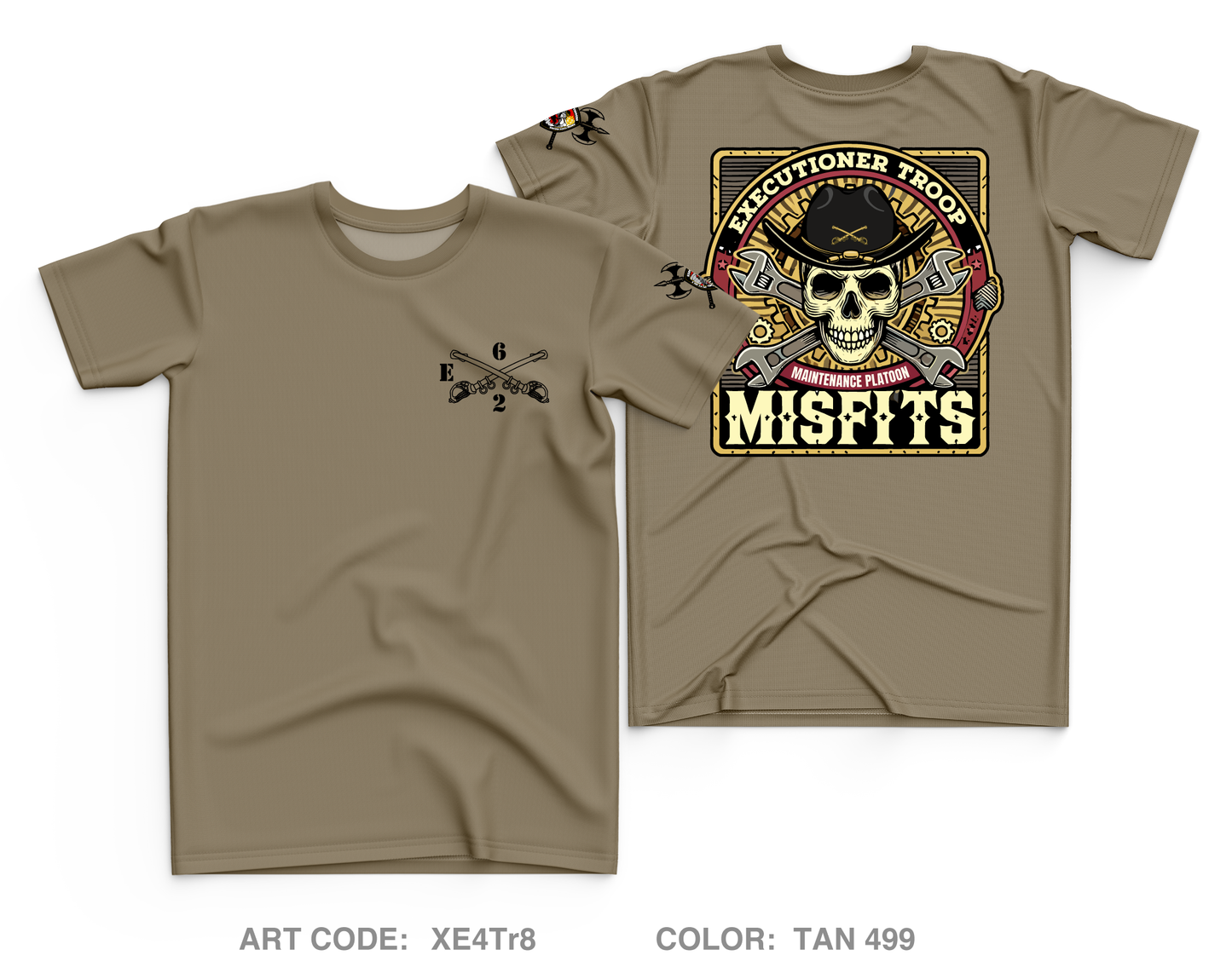 2-6 Cav, Echo Troop (ETRP) Fundarising Collection Core Men's SS Performance Tee - XE4Tr8
