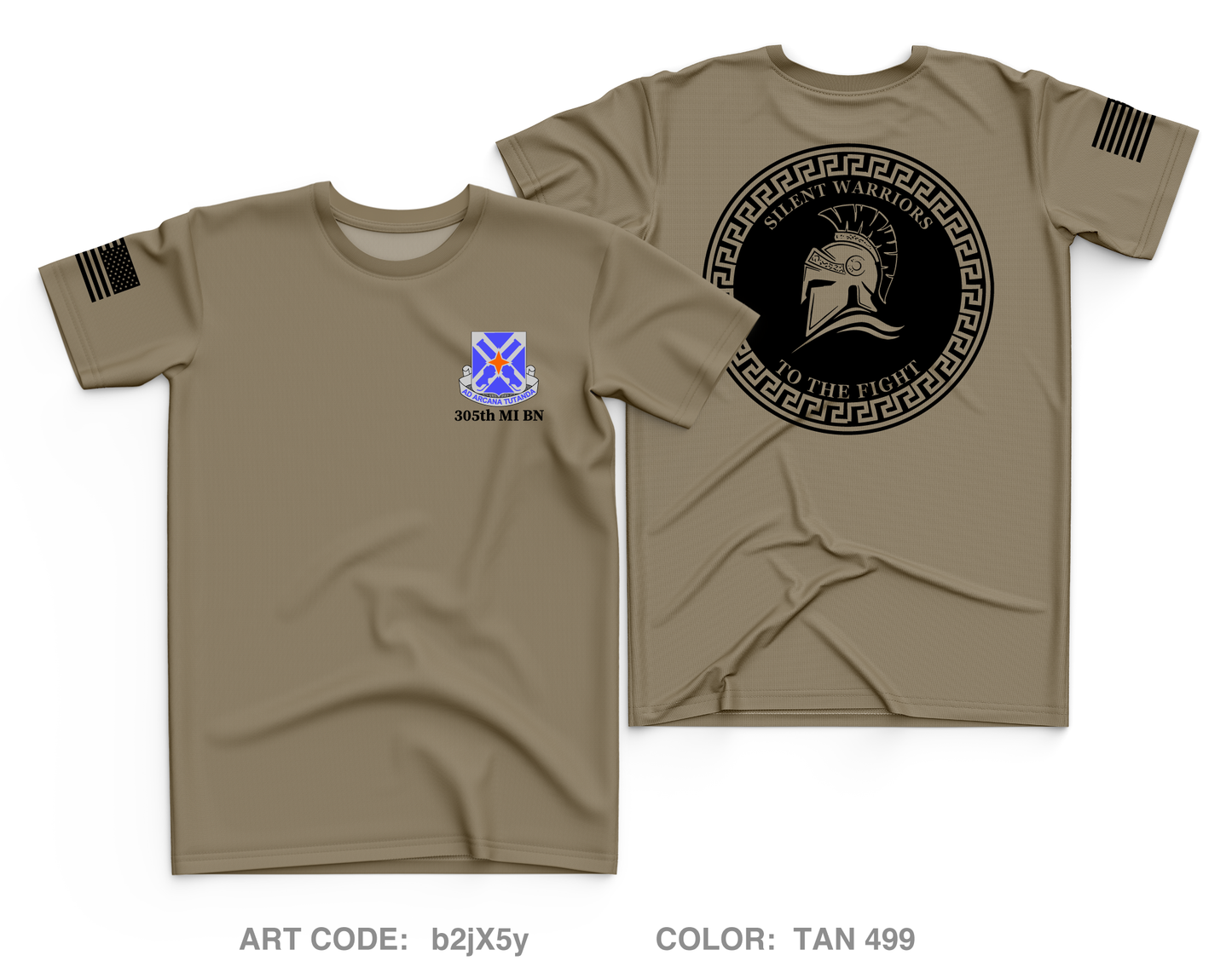 305th MI BN Core Men's SS Performance Tee - b2jX5y