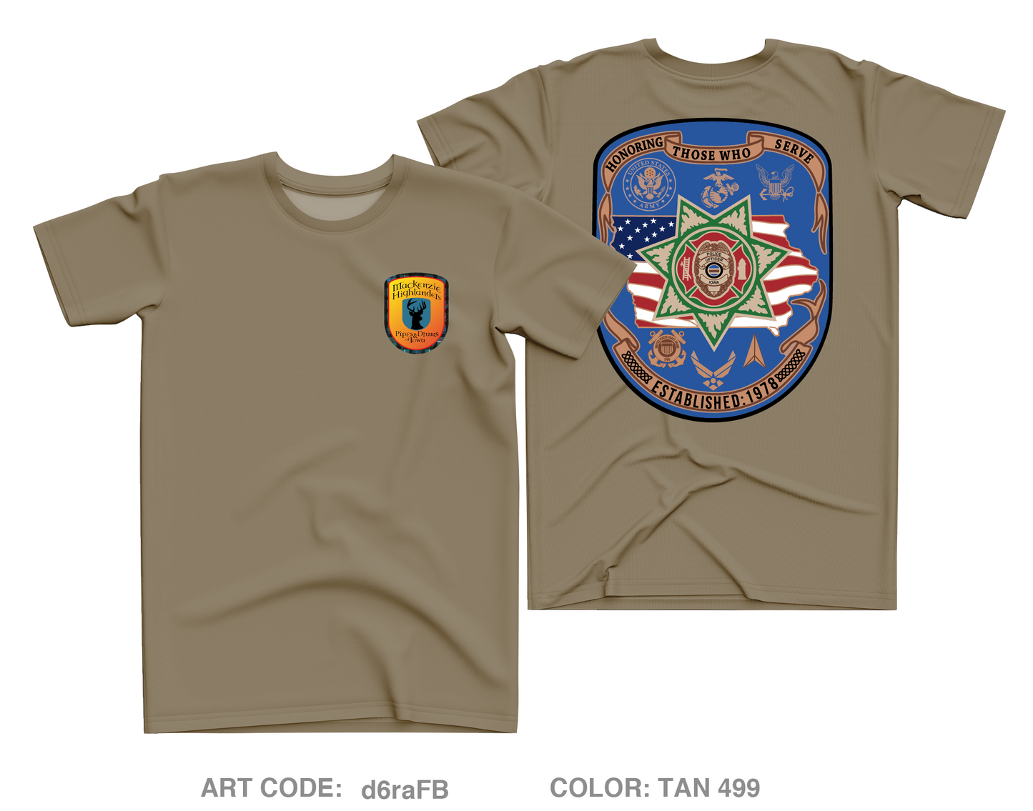 Mackenzie Highlanders Fundraising Collection Core Men's SS Performance Tee - d6raFB