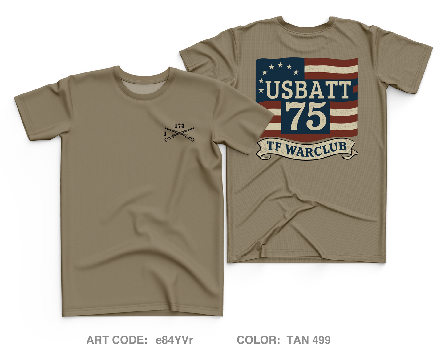 1-173 TF Warclub Fundraising Collection Core Men's SS Performance Tee - e84YVr
