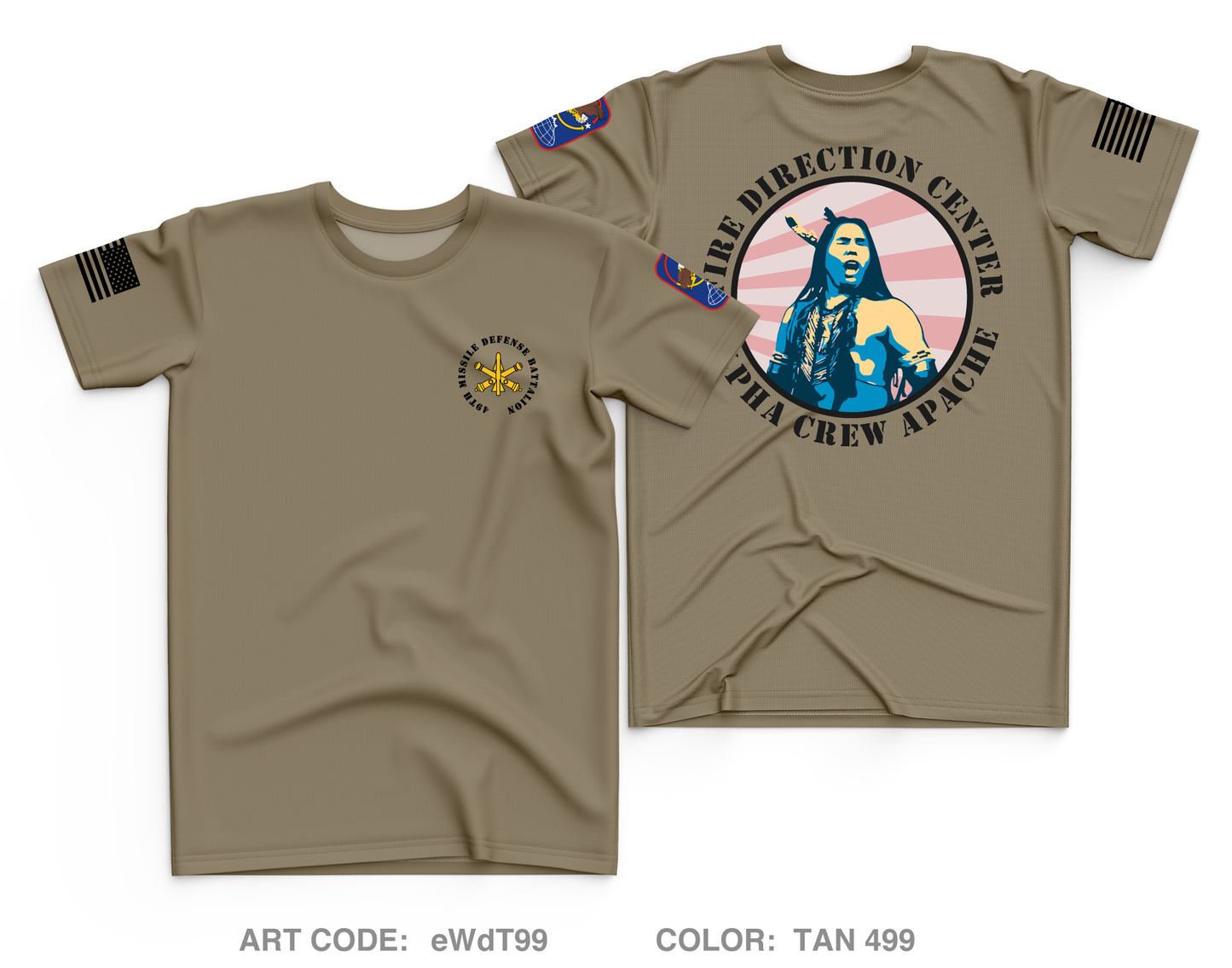Alpha Crew, 49th Missile Defense Battalion Core Men's SS Performance Tee - eWdT99