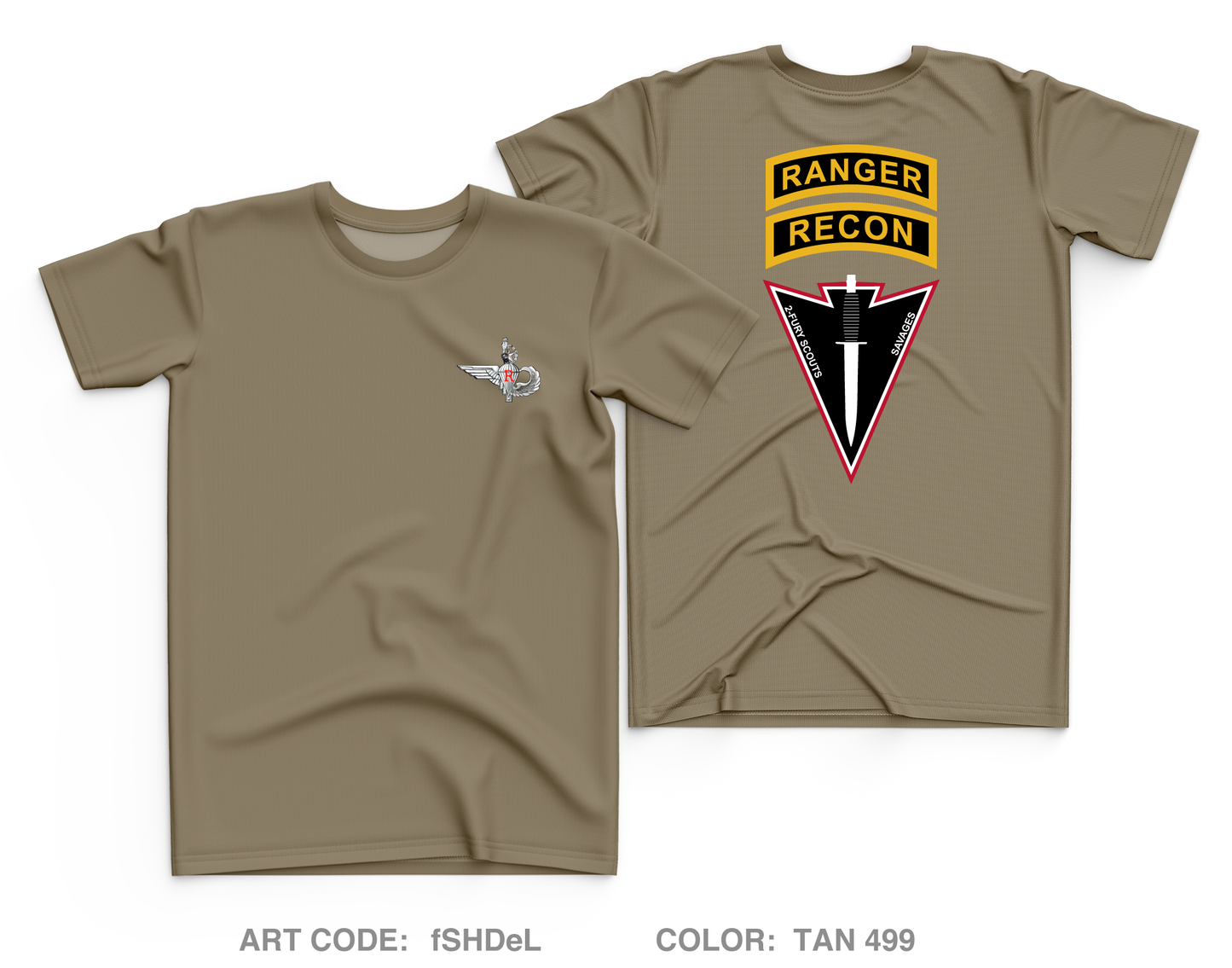 2-508th, HHC, Scouts Core Men's SS Performance Tee - fSHDeL