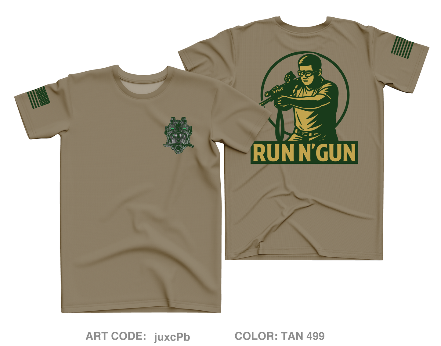 Run N' Gun Club Core Men's SS Performance Tee - juxcPb