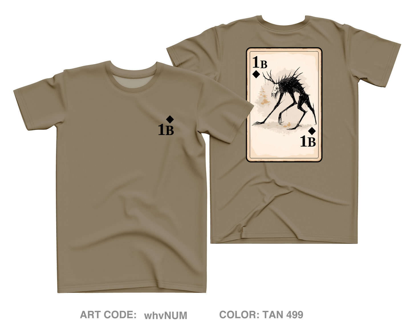 1B Core Men's SS Performance Tee - whvNUM