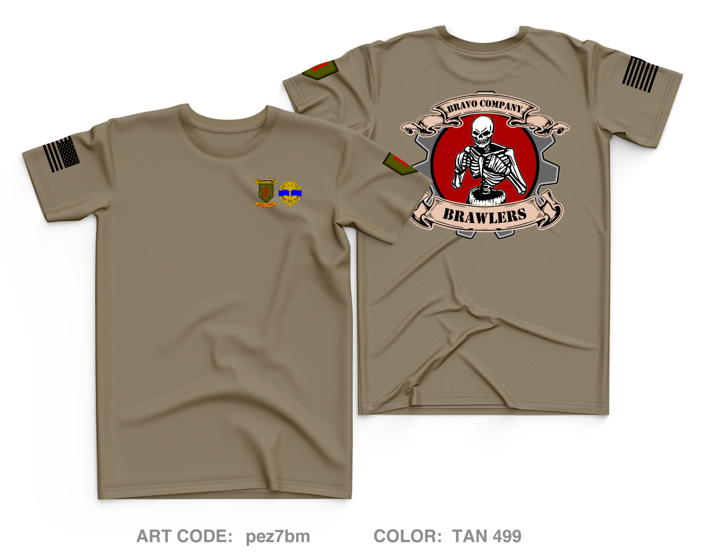 B Co, 541st DSSB, 1 IDSB Core Men's SS Performance Tee - pez7bm