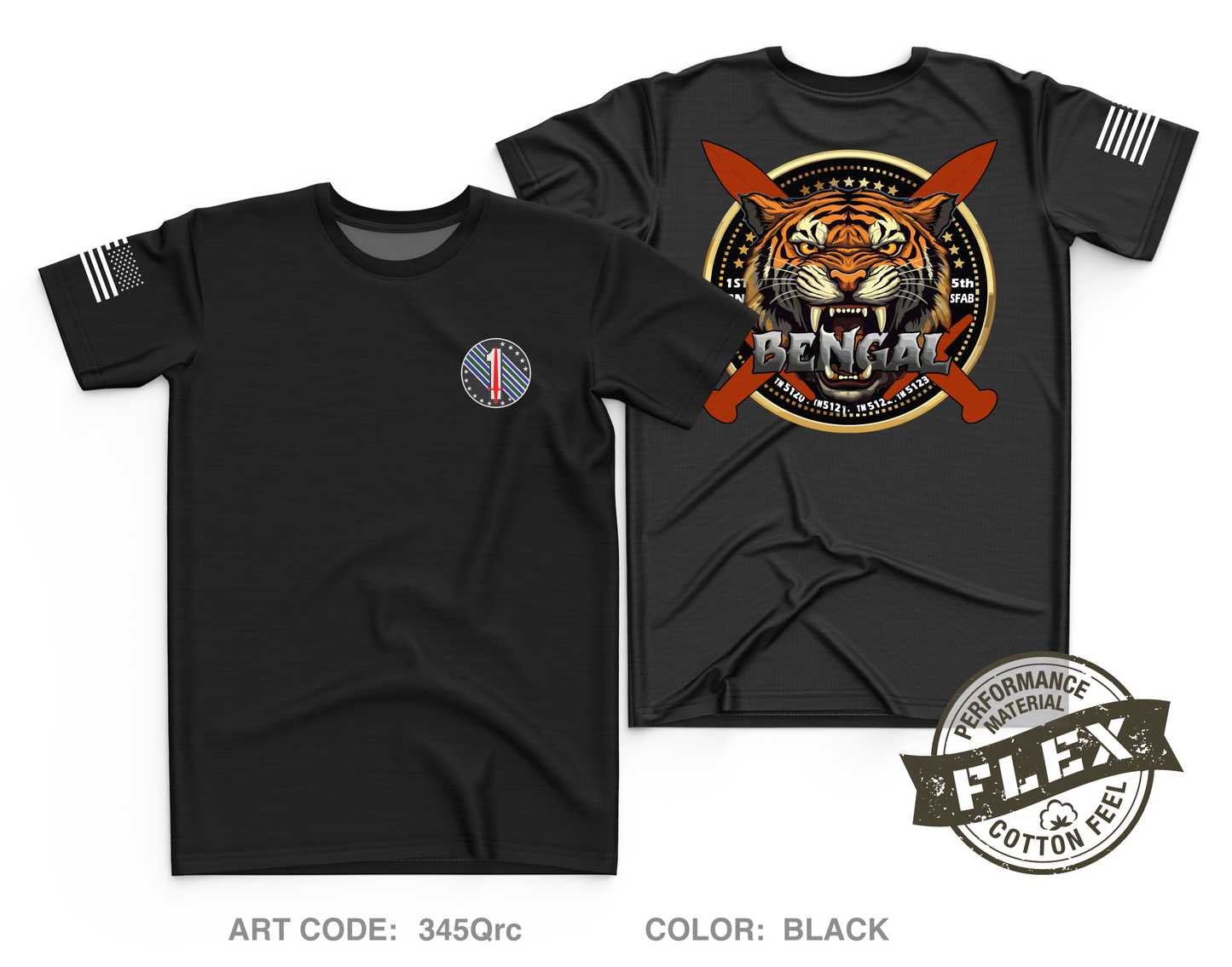 Bravo Company, 1st BN, 5th SFAB Store 1
Core Men's SS Flex Performance Tee - 345Qrc