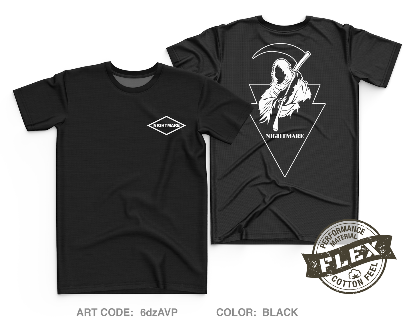 Nightmare Fundraising Collection Core Men's SS Flex Performance Tee - 6dzAVP