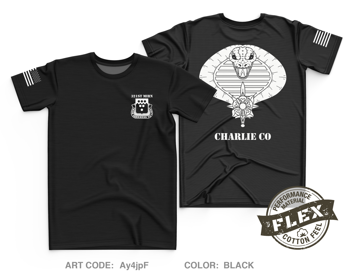 321st MIBN Core Men's SS Flex Performance Tee - Ay4jpF