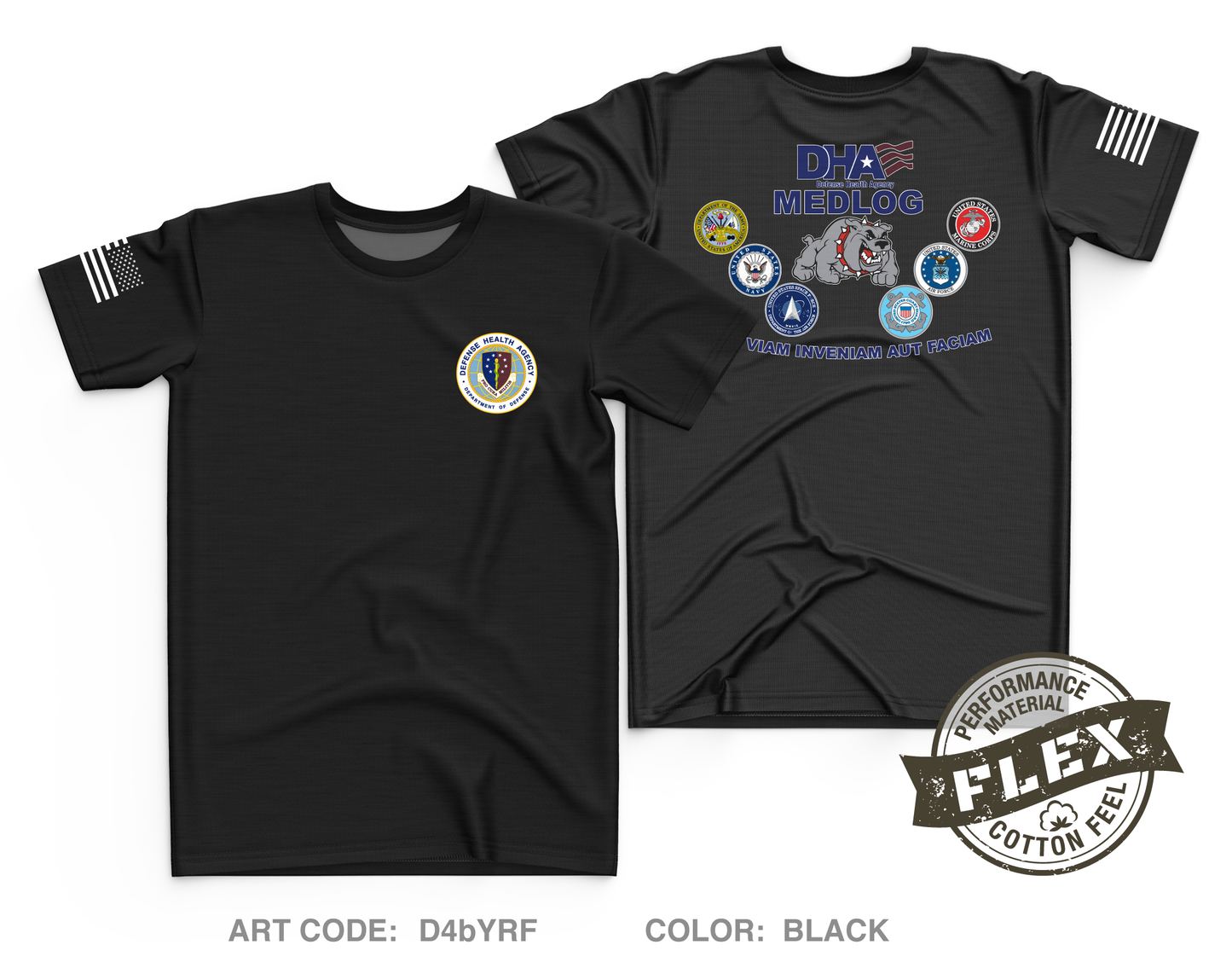 DHA J4 Fundraising Collection Core Men's SS Flex Performance Tee - D4bYRF