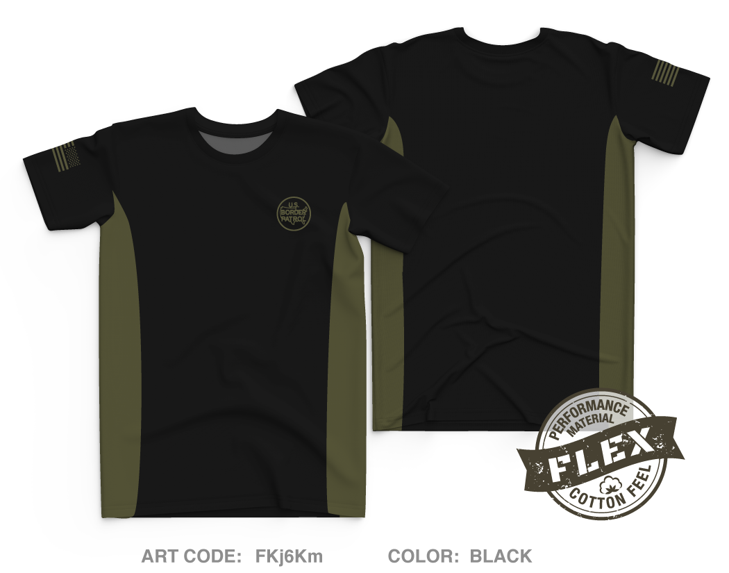 USBP Fundraising Collection Core Men's SS Flex Performance Tee - FKj6Km