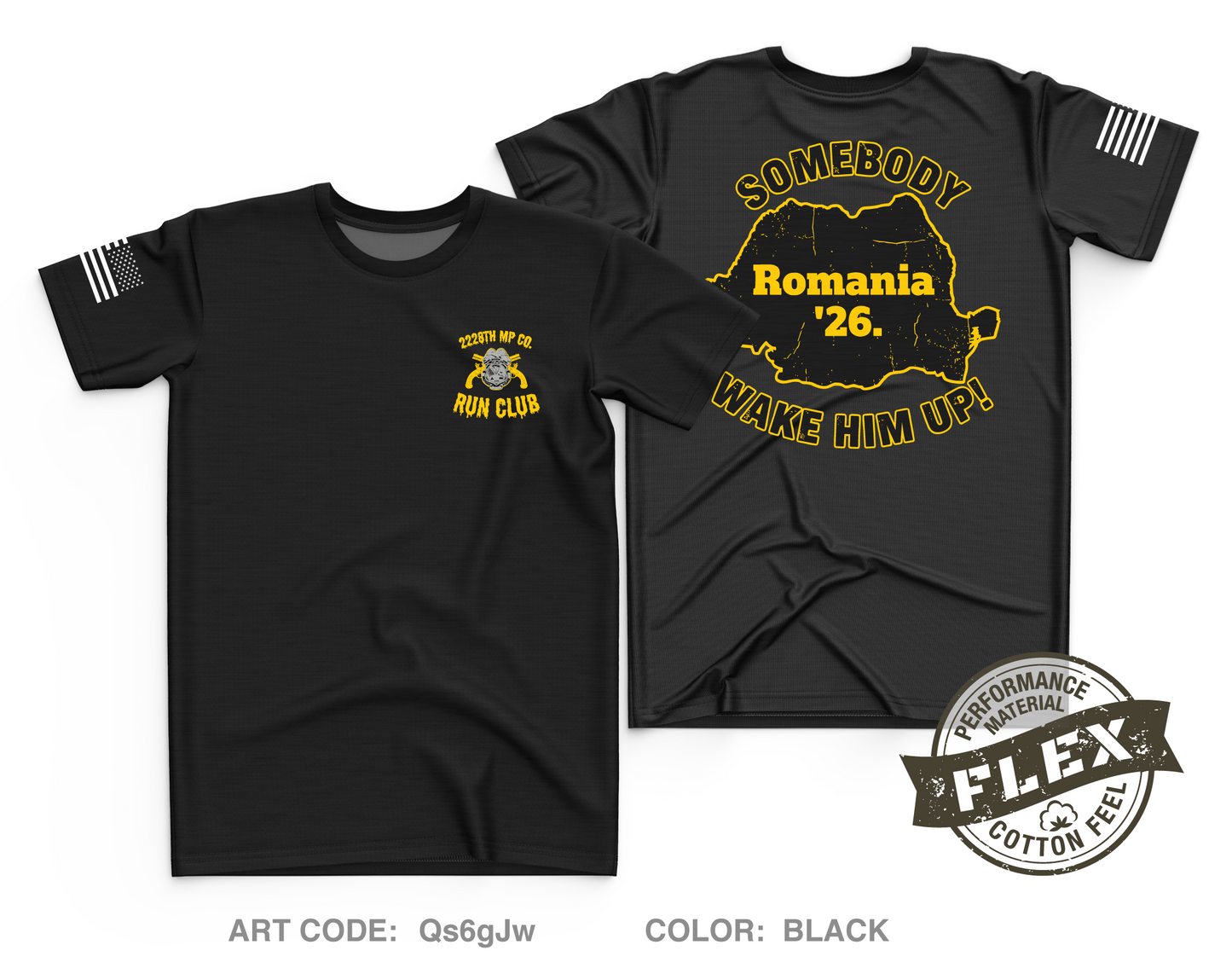 2228th MP CO. Store 2 Core Men's SS Flex Performance Tee - Qs6gJw